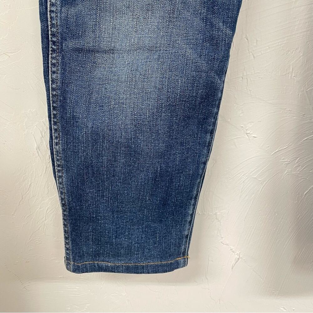 Madewell 10in High Rise Skinny Jeans Womens 32 Cropped Ankle Blue Zip Fly - Picture 11 of 12
